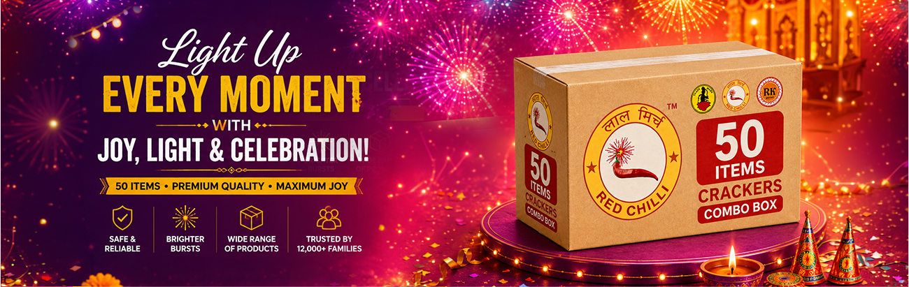 Red Chilli Crackers — premium Sivakasi Diwali crackers