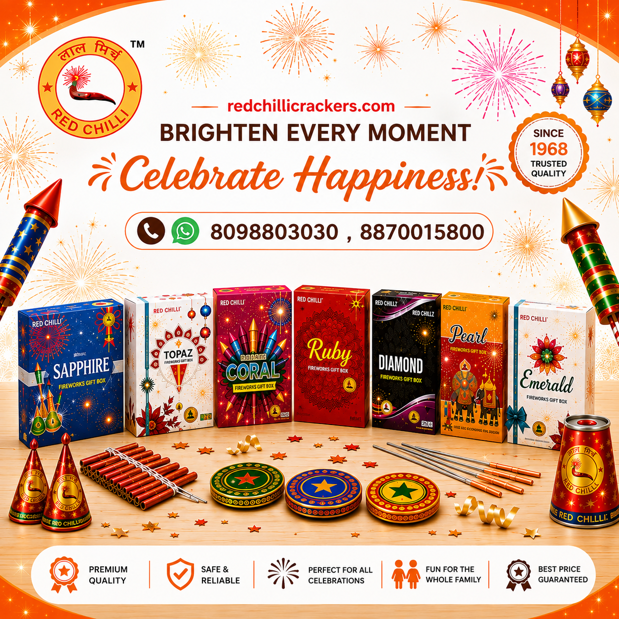 Red Chilli Crackers gift boxes