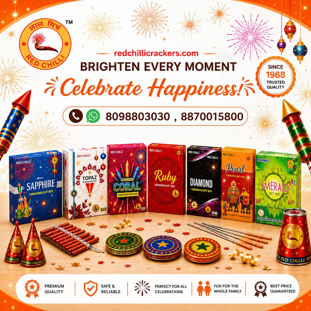 Red Chilli Crackers gift boxes